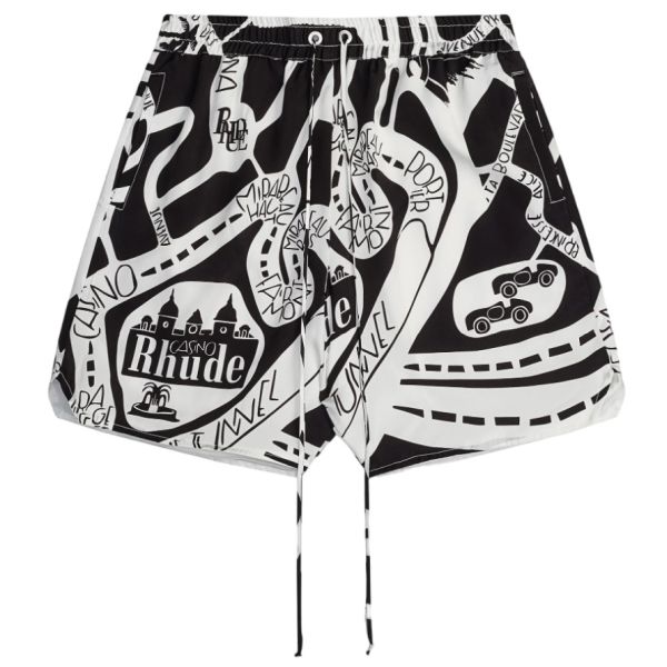 Rhude StradaSilk Zomerset Zwart/Wit