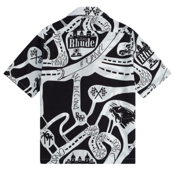 Rhude StradaSilk Zomerset Zwart/Wit