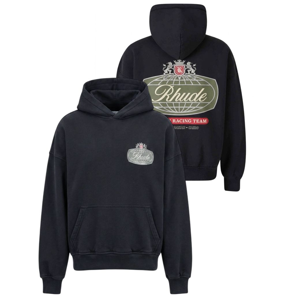 Rhude Desert Crest Hoodie Zwart