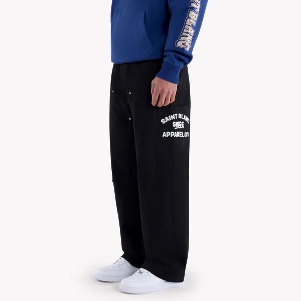 Saint Blanc Double Knee Carter Cargo Broek Zwart