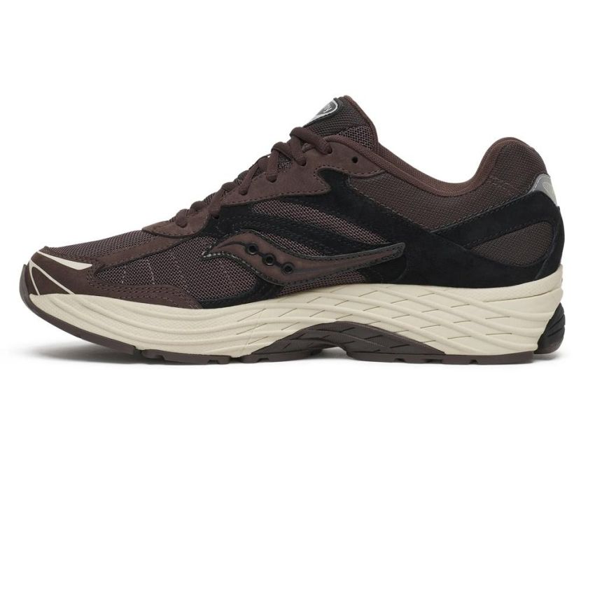 Saucony Progrid Omni 9 Suede Sneaker Bruin