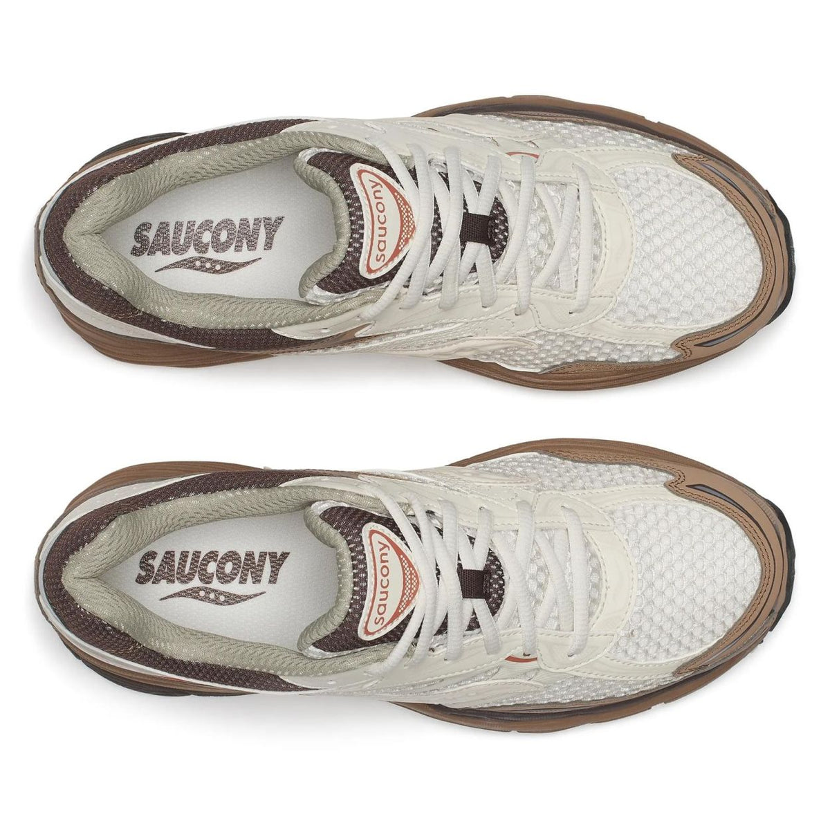 Saucony Progrid Omni 9 Sneaker Off White/Bruin