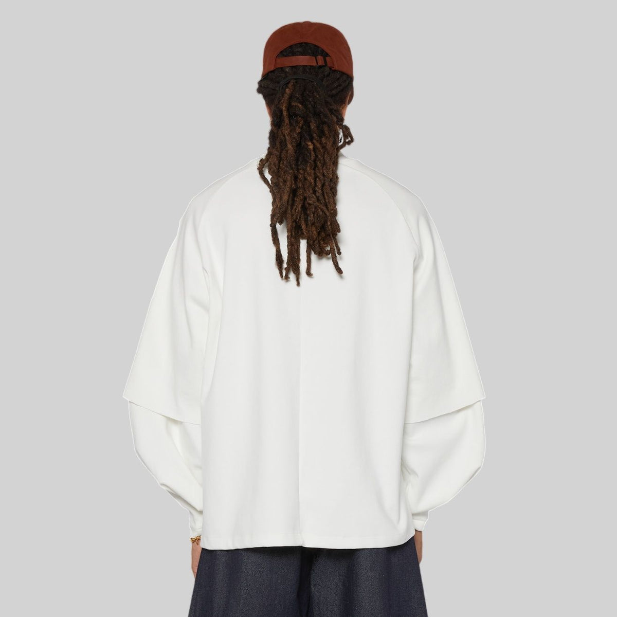 Seventh Raglan Layered Longsleeve T-shirt Off White