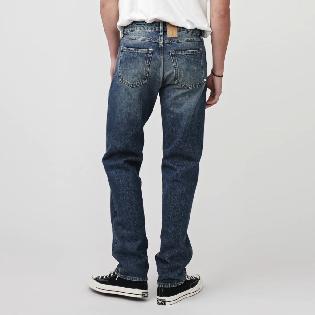 Tenue Penn Regular Straight Jeans Donker Blauw
