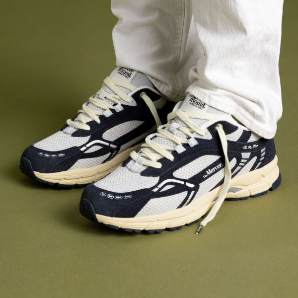 The Mercer Brand The Re-Run Vintage Suede Sneaker Navy – Mezaldy