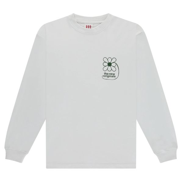 The New Originals Flower Longsleeve T-shirt Wit