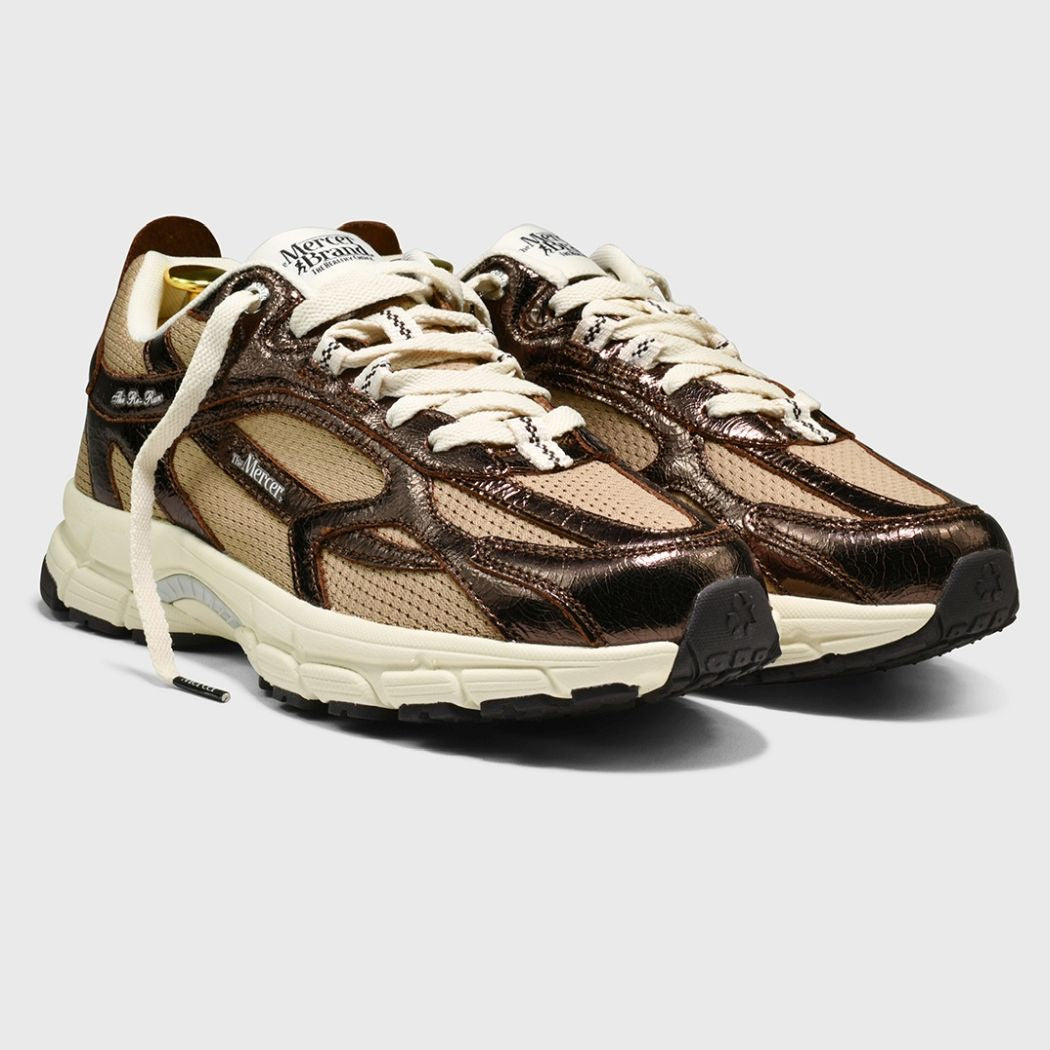 The Mercer Brand The Re-Run Cracked Sneaker Bruin