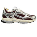 The Mercer Brand The Re-Run Pine Metallic Sneaker Zilver/Bordeaux