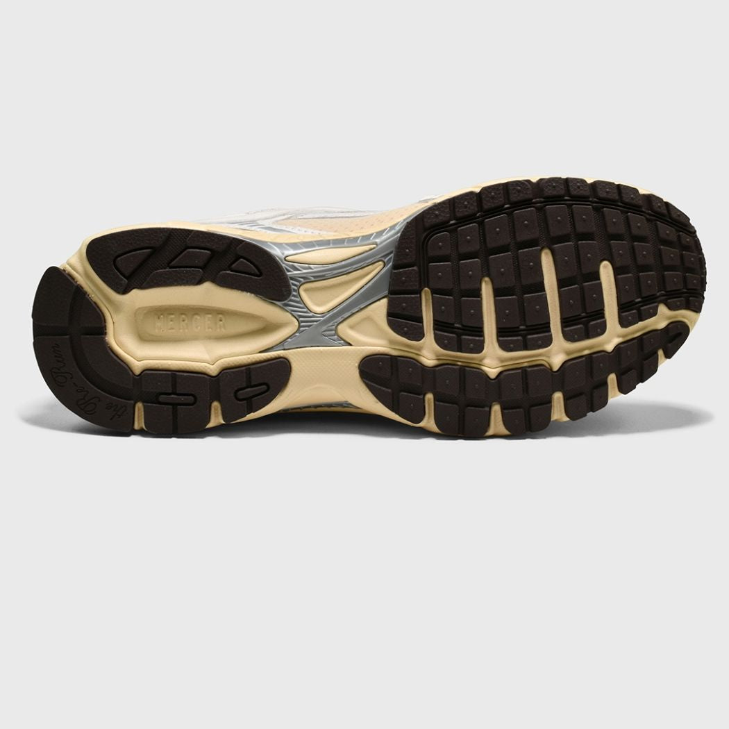 The Mercer Brand The Re-Run Vintage Sneaker Wit/Bruin