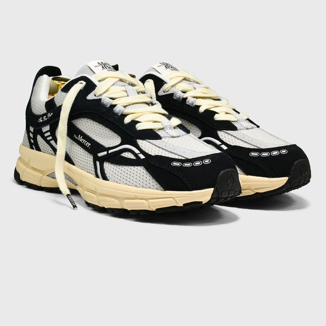 The Mercer Brand The Re-Run Vintage Sneaker Antraciet