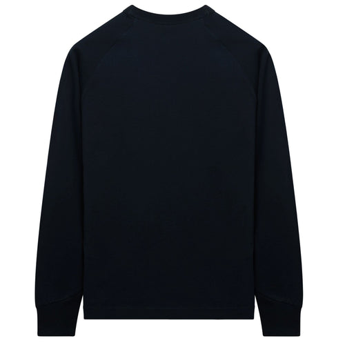 The New Originals Airbrushed Emblem Raglan Longsleeve T-shirt Navy