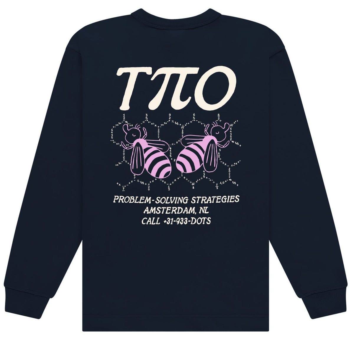 The New Originals Busy Bee Longsleeve T-shirt Navy