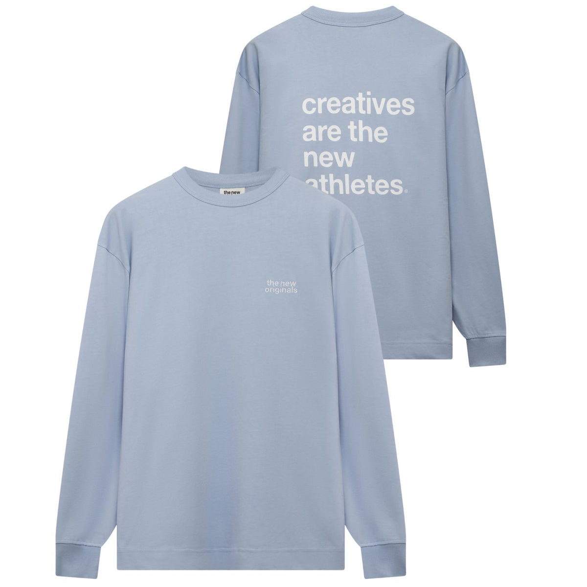 The New Originals CATNA Longsleeve T-shirt Licht Blauw