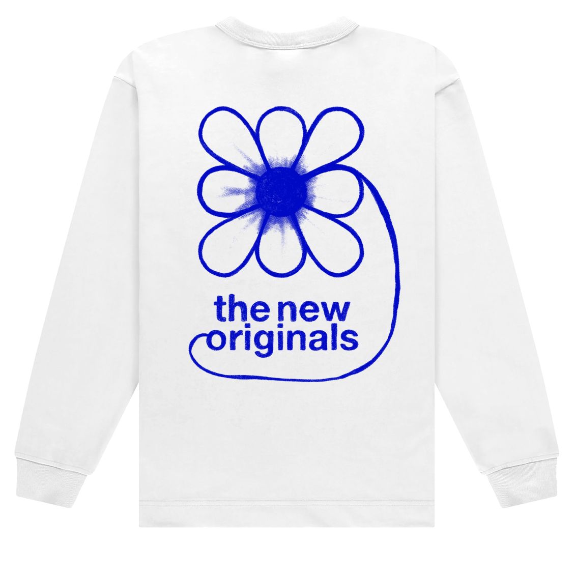 The New Originals Flower Longsleeve T-shirt Wit