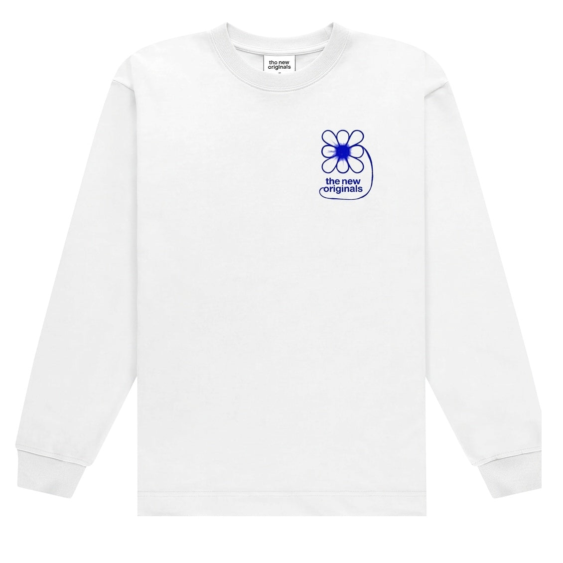 The New Originals Flower Longsleeve T-shirt Wit
