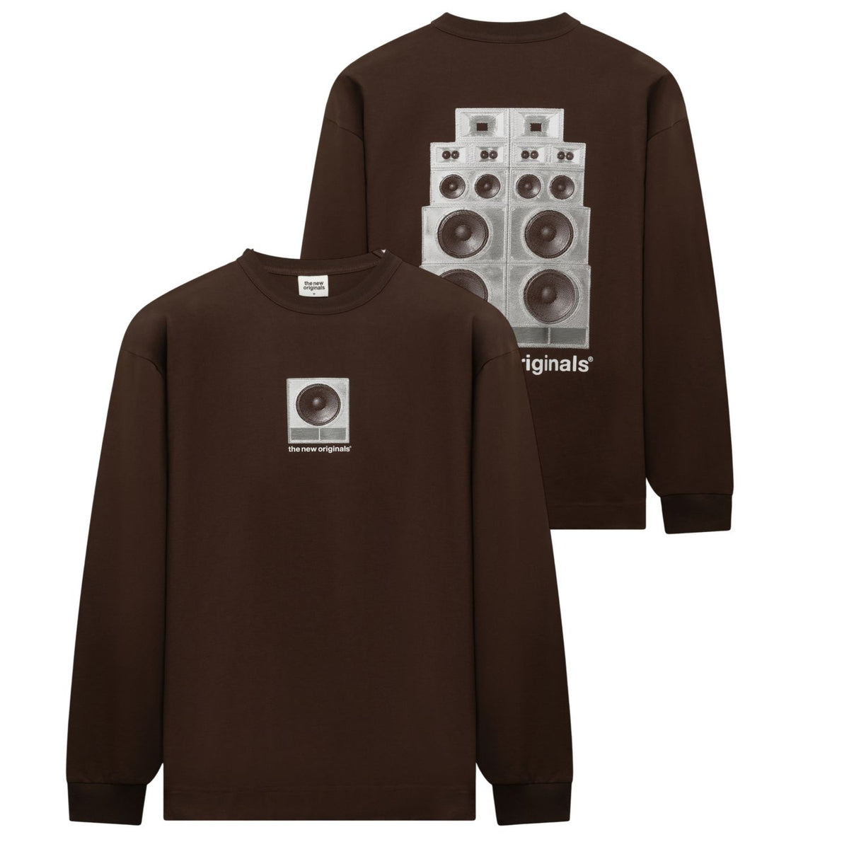 The New Originals Sound Wall Longsleeve T-shirt Bruin