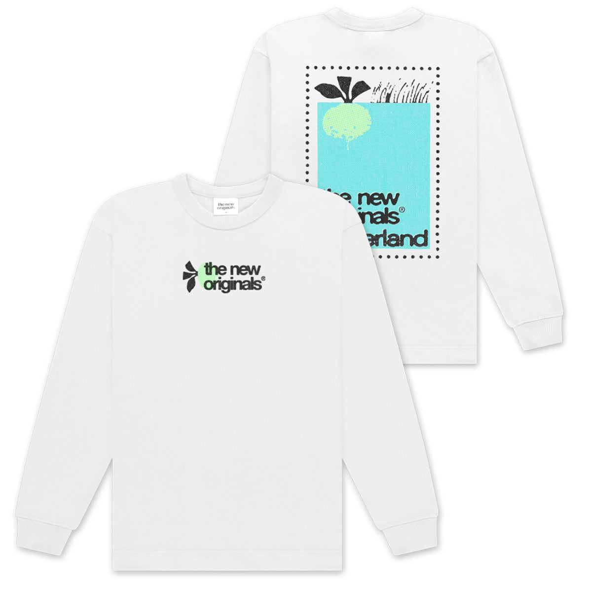 The New Originals The Netherlands Stamp Longsleeve T-shirt Wit