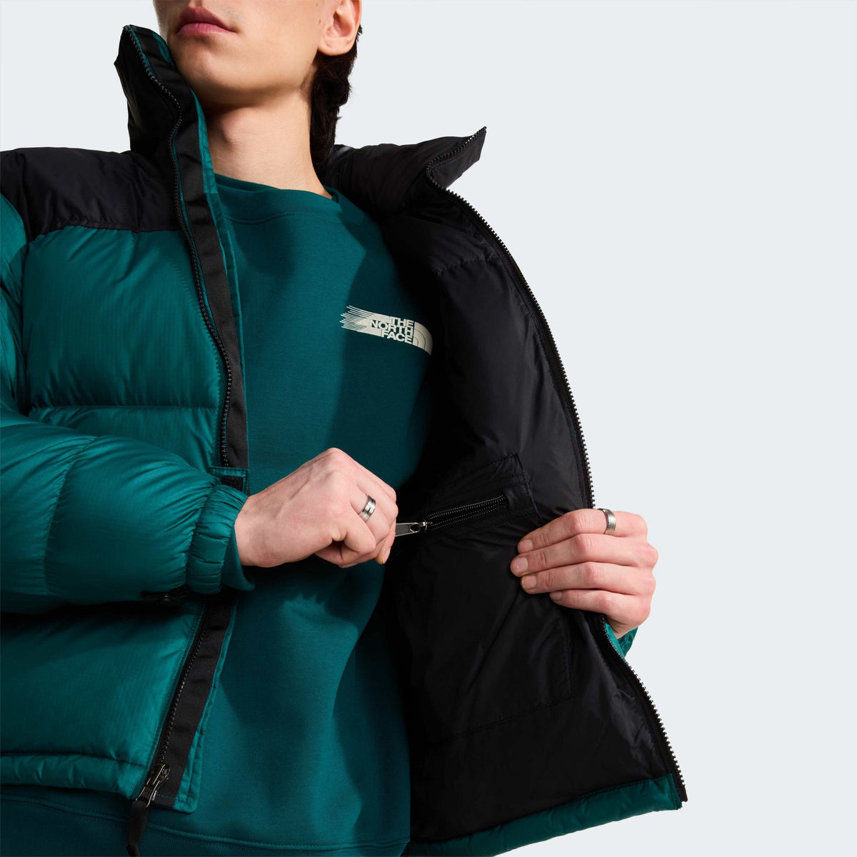 The North Face 1996 Retro Nuptse Jas Donker Blauw