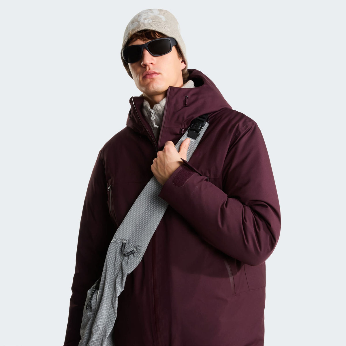 The North Face Mountain Range Down Jas Bordeaux
