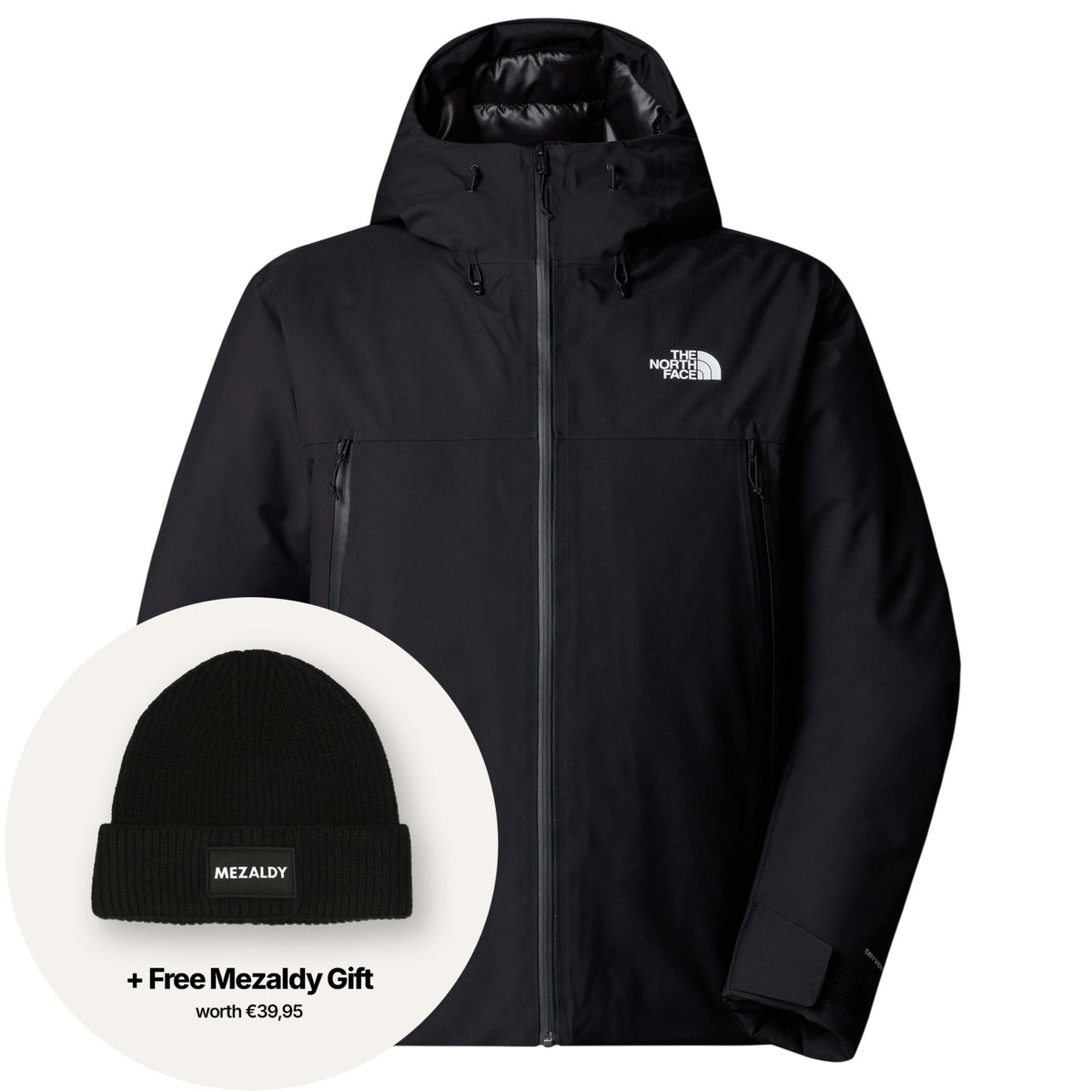 The North Face Mountain Range Down Jas Zwart