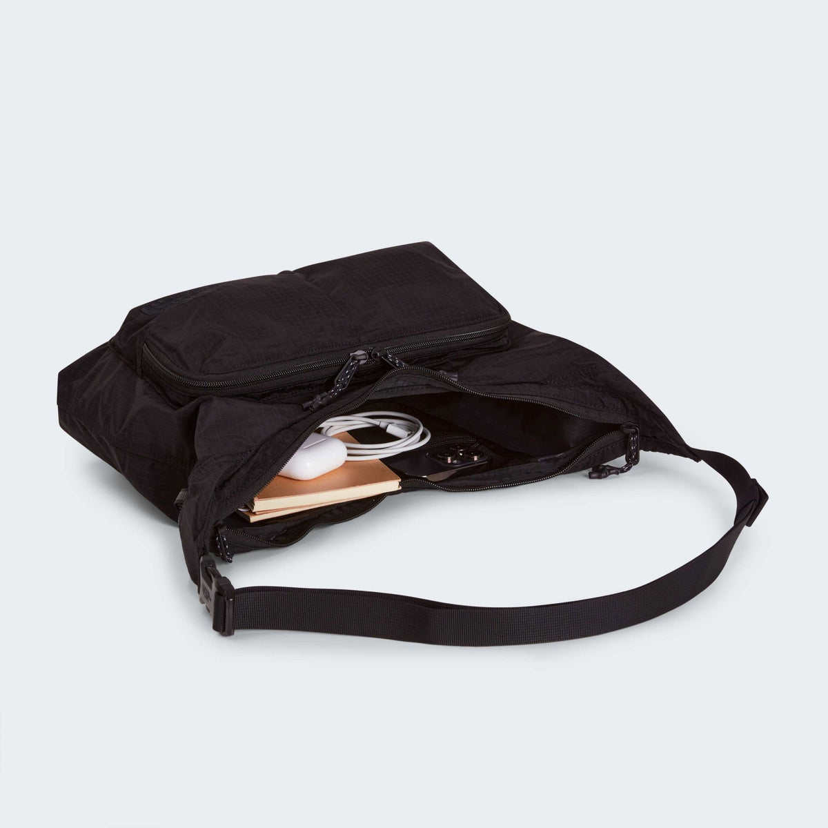 The North Face Never Stop Crossbody Bag Zwart