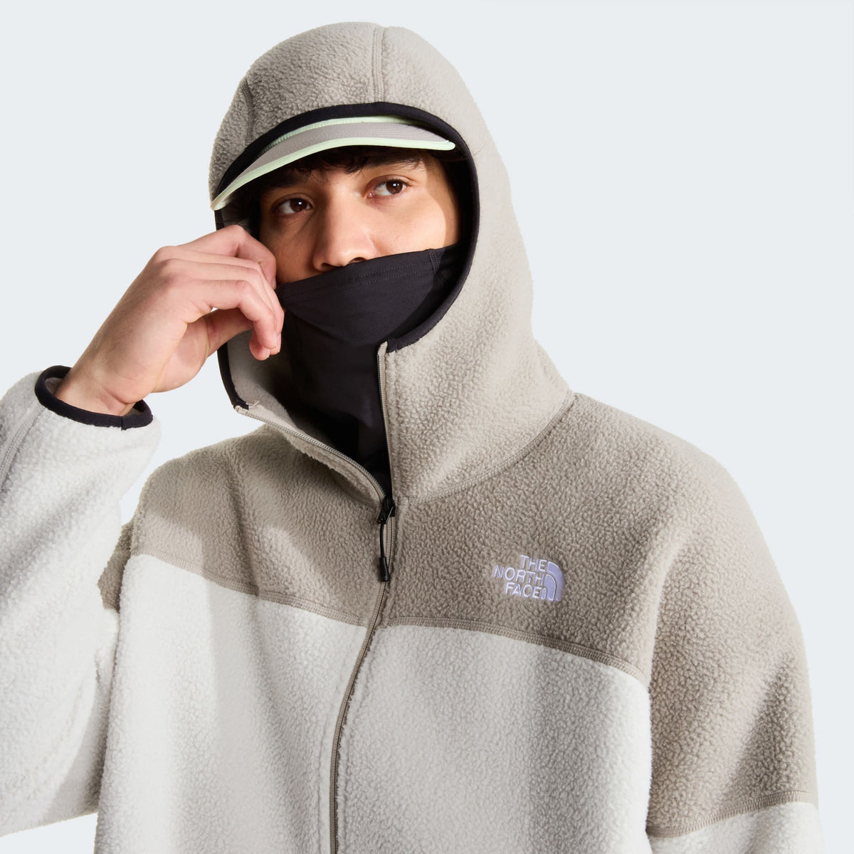 The North Face NSE Mask Fleece Jack Off White