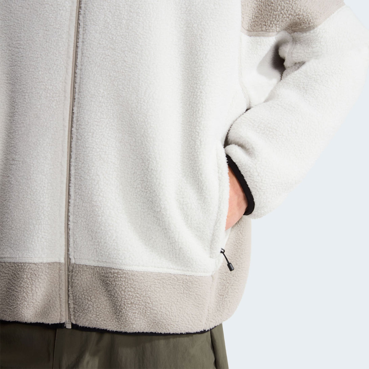 The North Face NSE Mask Fleece Jack Off White
