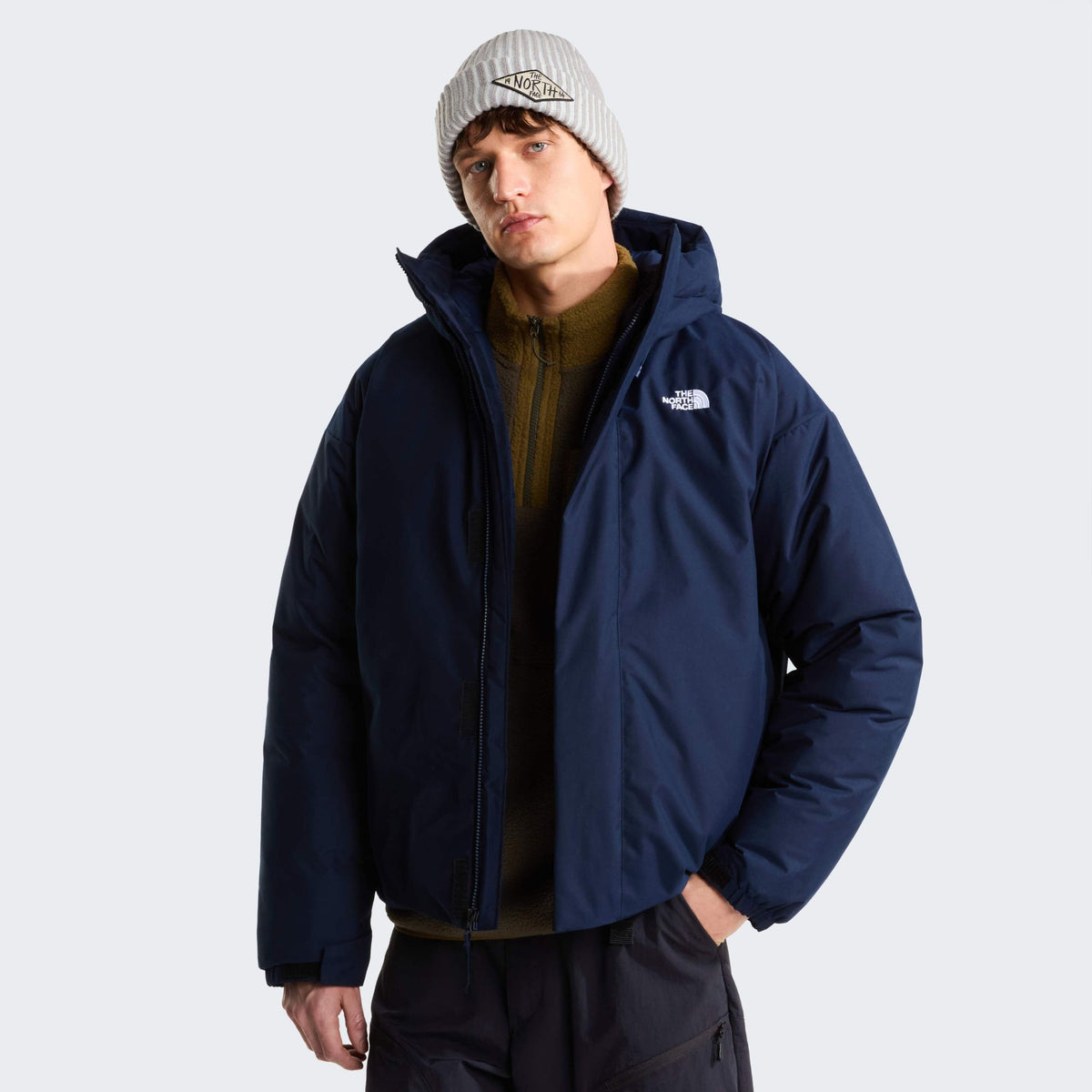 The North Face Oversized Puffer Navy