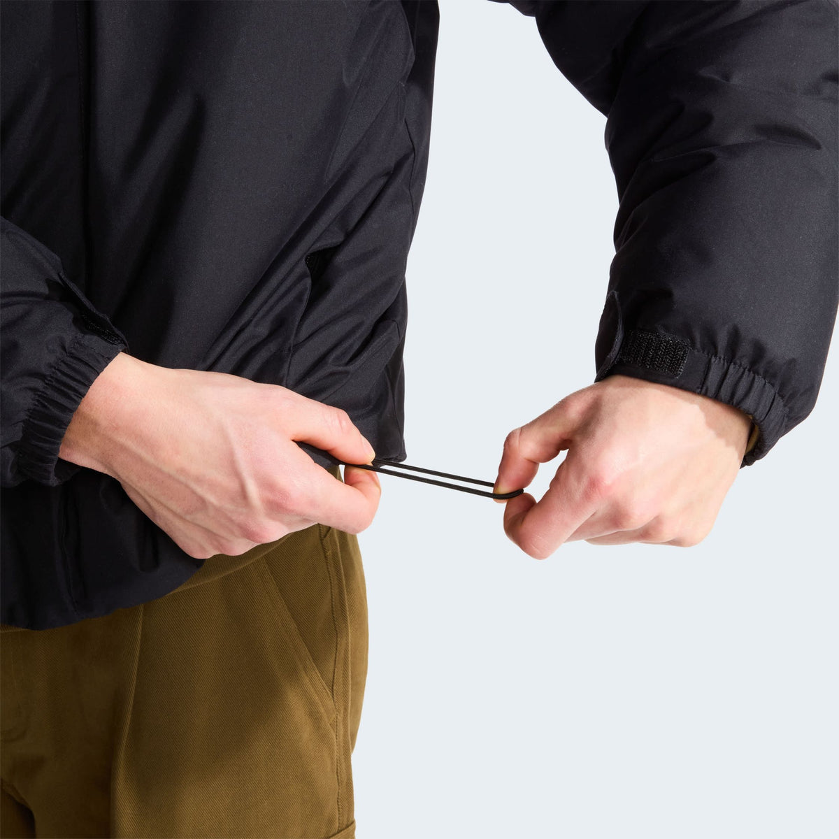 The North Face Oversized Puffer Zwart