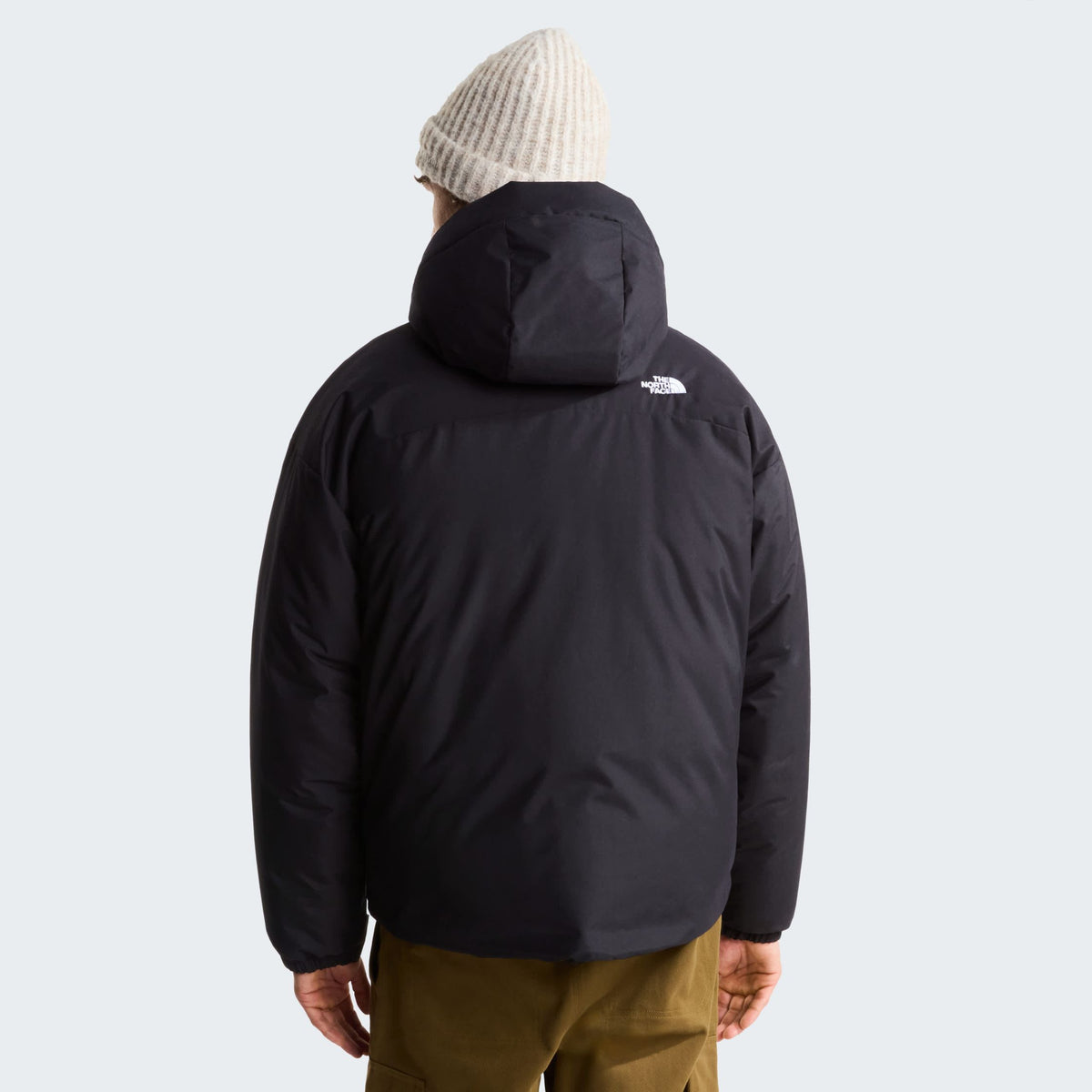 The North Face Oversized Puffer Zwart