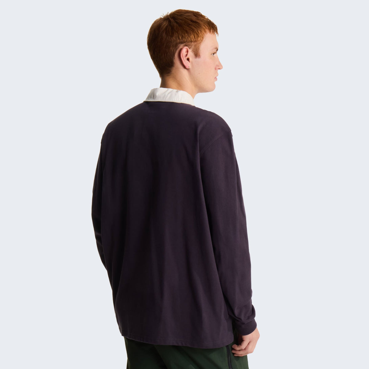 The North Face Red Box Rugby Longsleeve Polo Antraciet