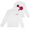 The Savage Report Blob Longsleeve T-shirt Off White/Roze