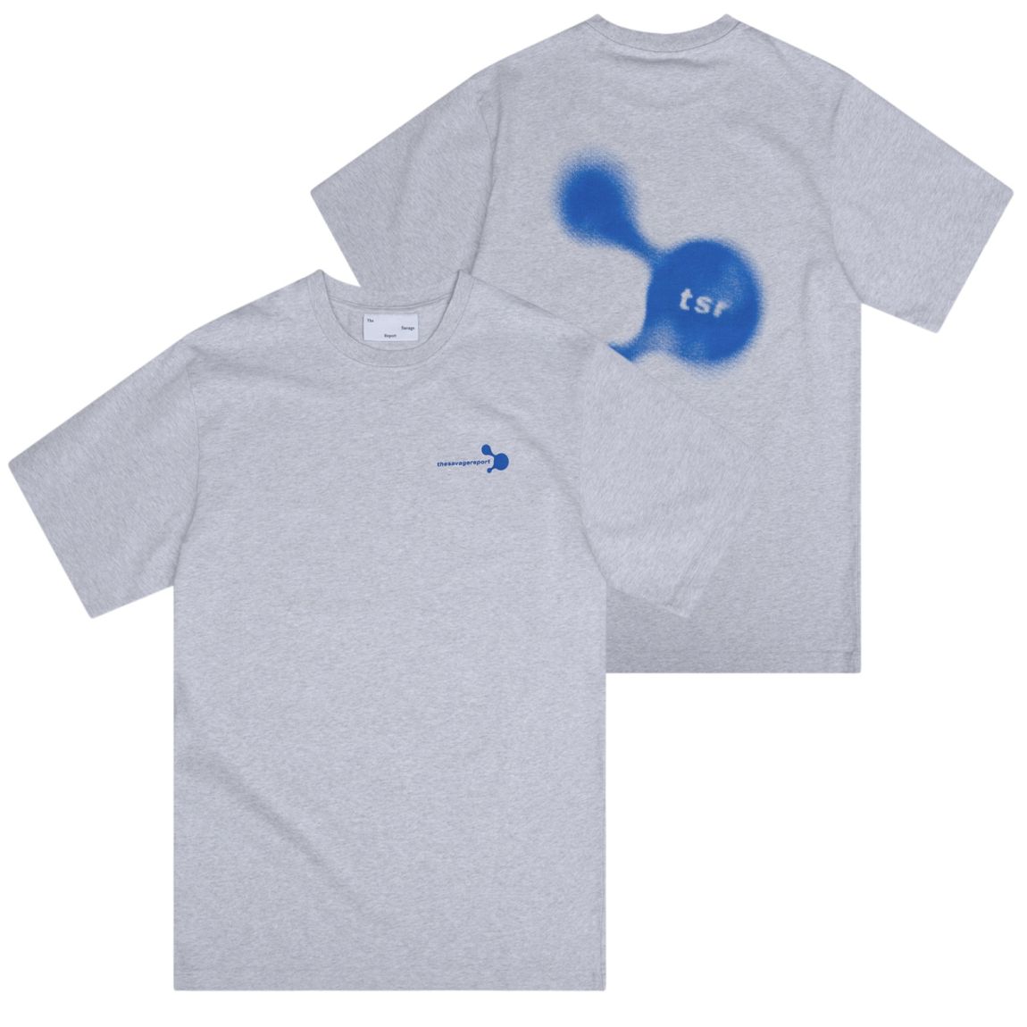 The Savage Report Blob T-shirt Grijs