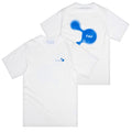 The Savage Report Blob T-shirt Off White/Blauw