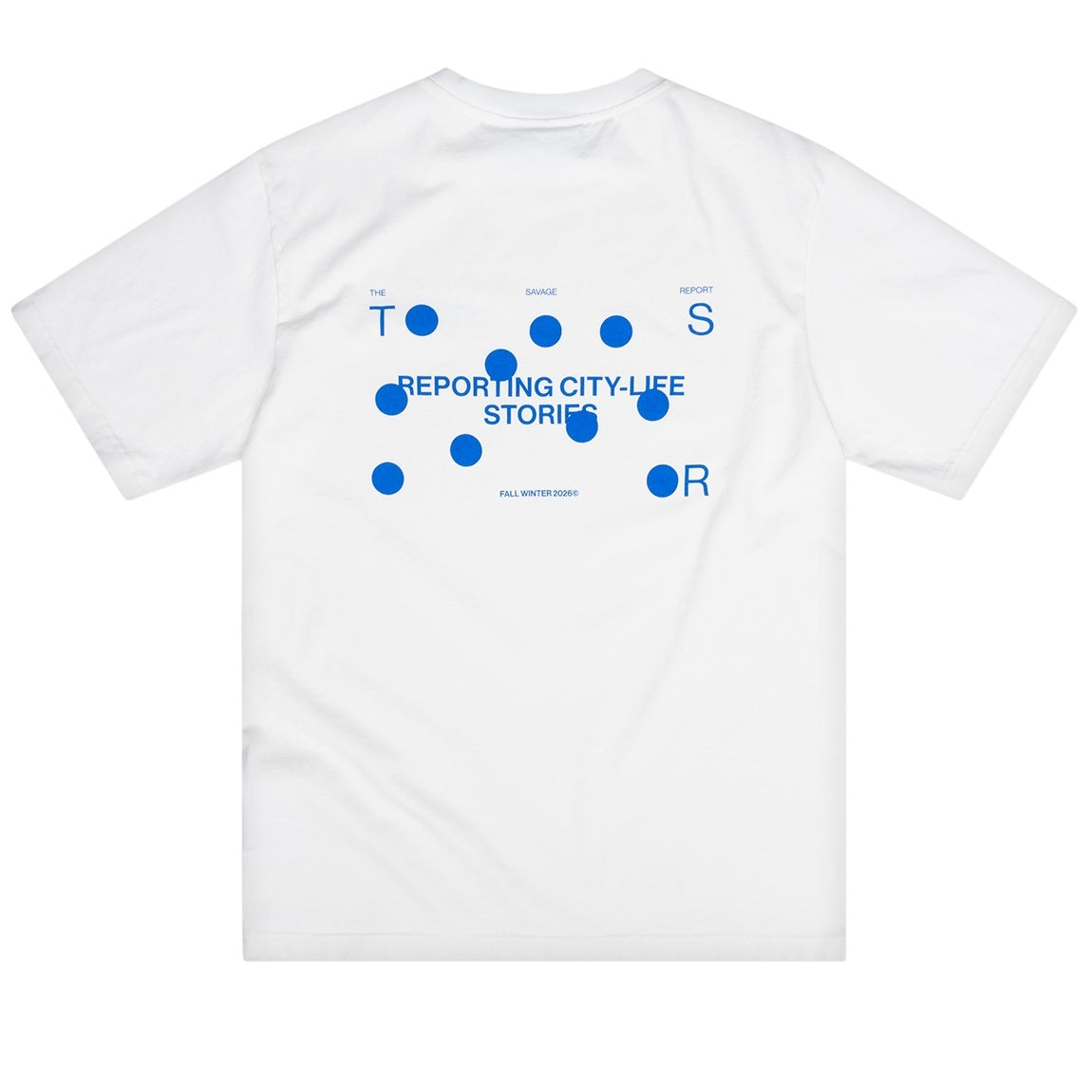 The Savage Report Hole Puncher T-shirt Off White