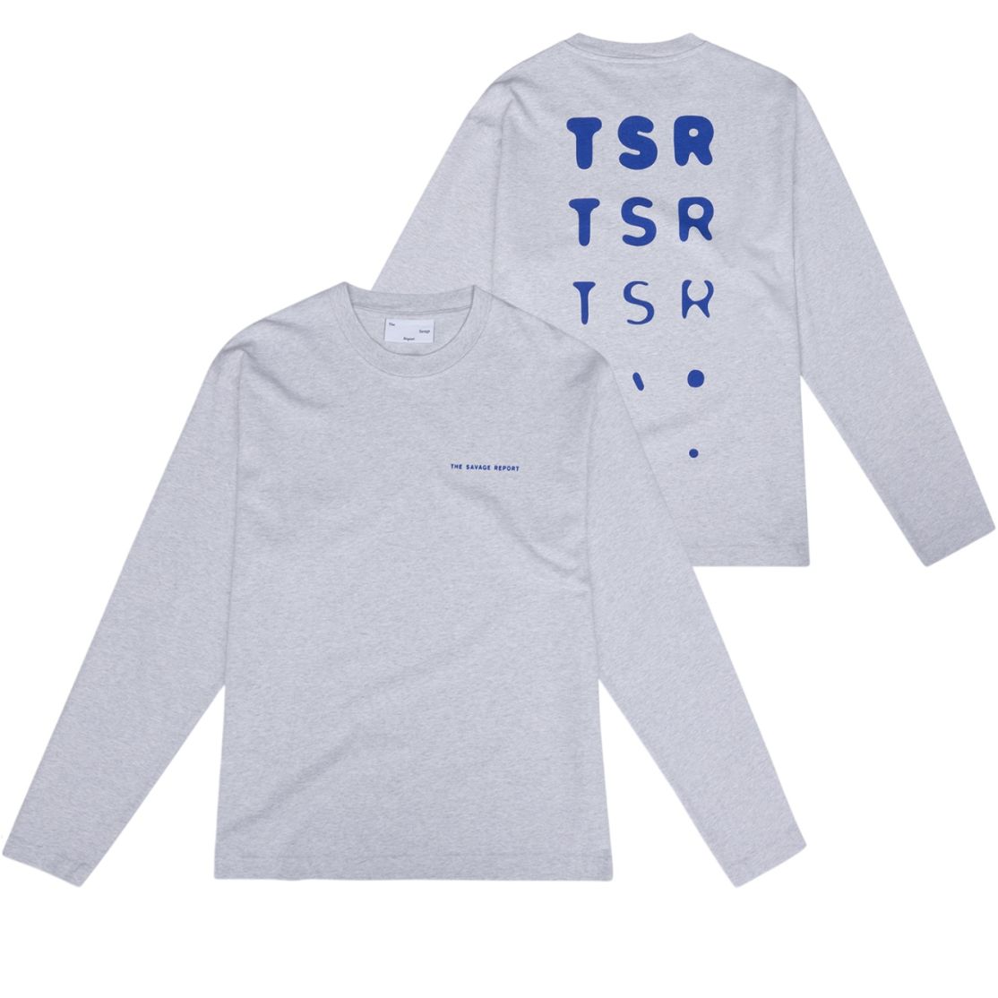 The Savage Report TSR Optic Longsleeve T-shirt Grijs