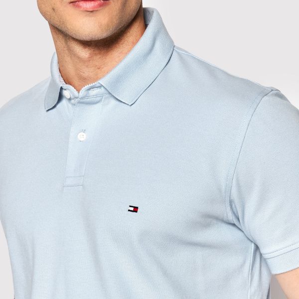 Tommy Hilfiger Regular Polo Licht Blauw