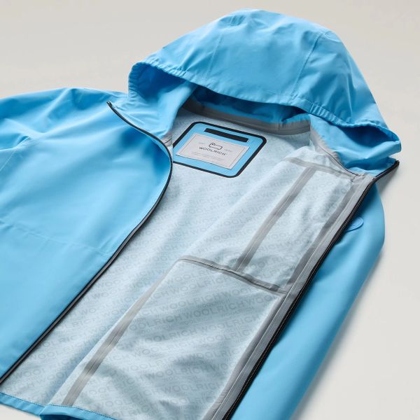 Woolrich Pacific Two Layers Jack Blauw