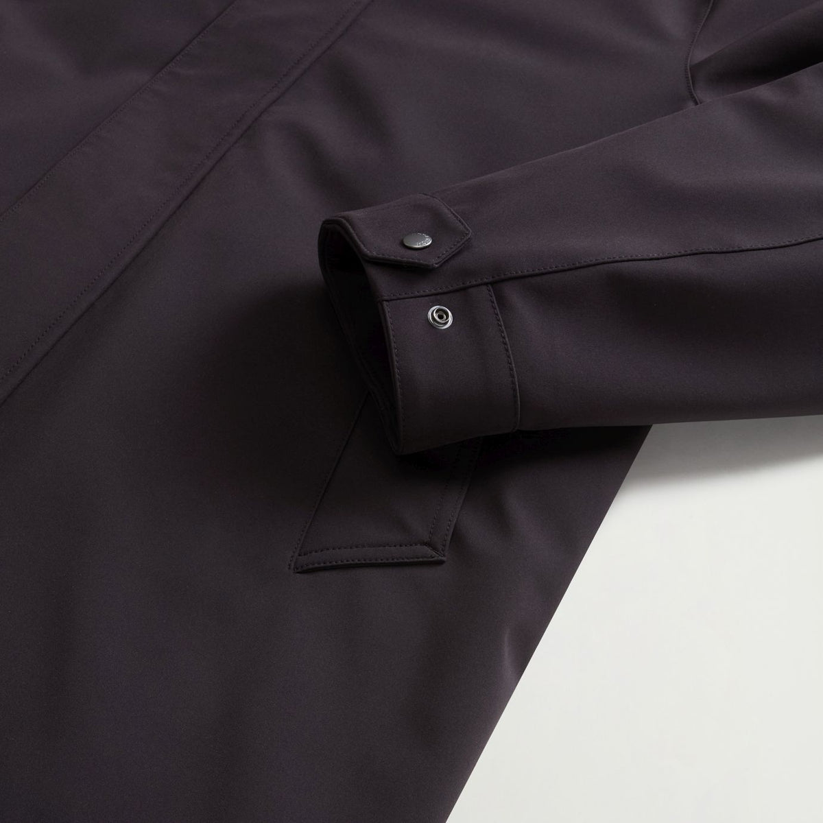 Woolrich Barrow Mac Coat Soft Shell Jas Zwart