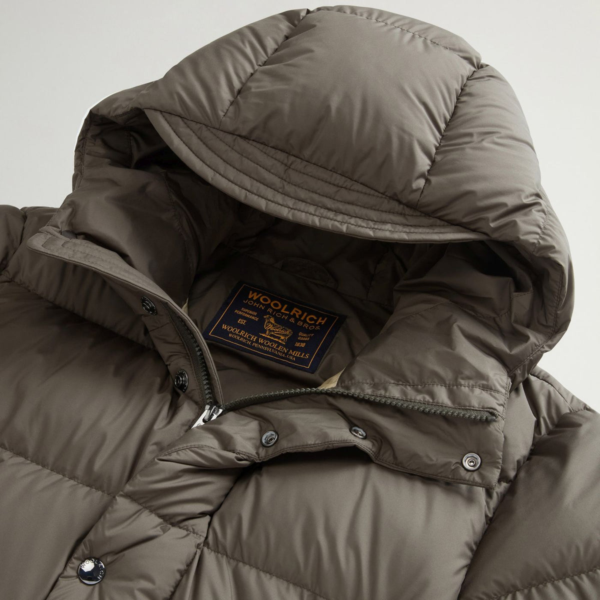 Woolrich Cloud Davis Parka Donker Groen