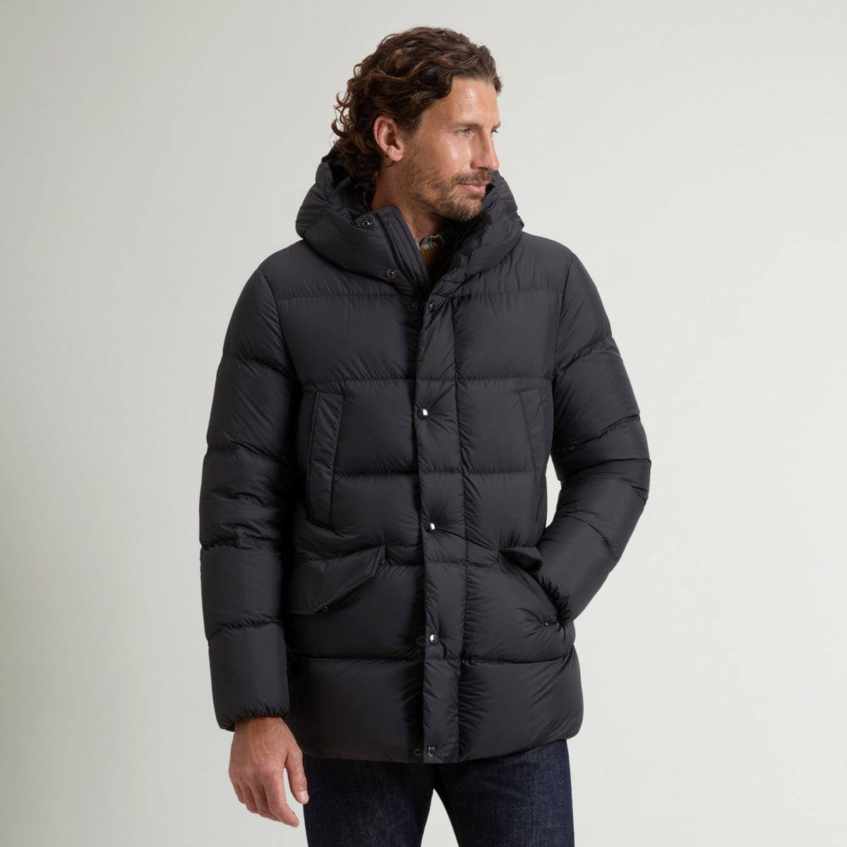 Woolrich Cloud Davis Parka Zwart
