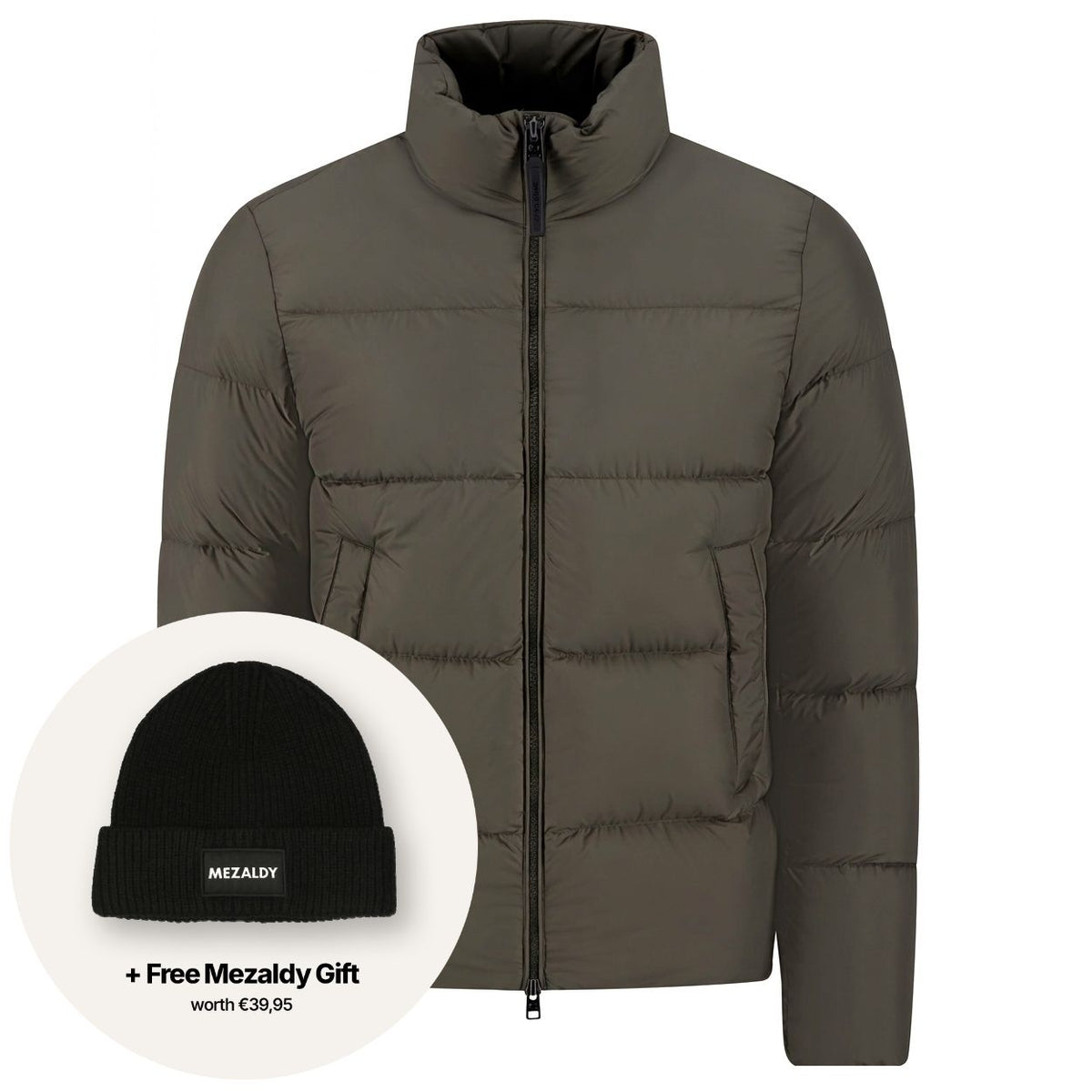 Woolrich Cloud Eagle Puffer Donker Groen