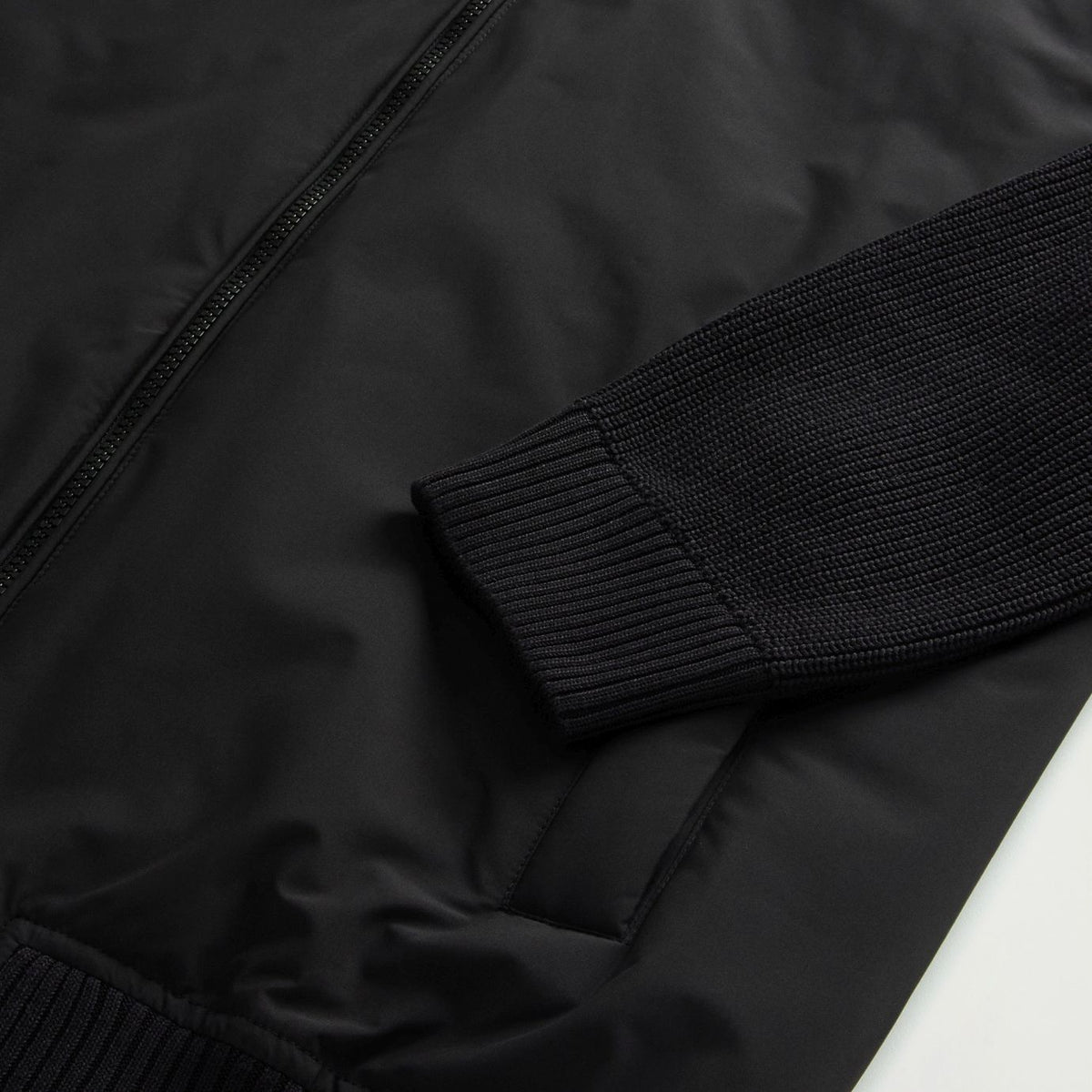 Woolrich Cloud Hybrid Jas Zwart