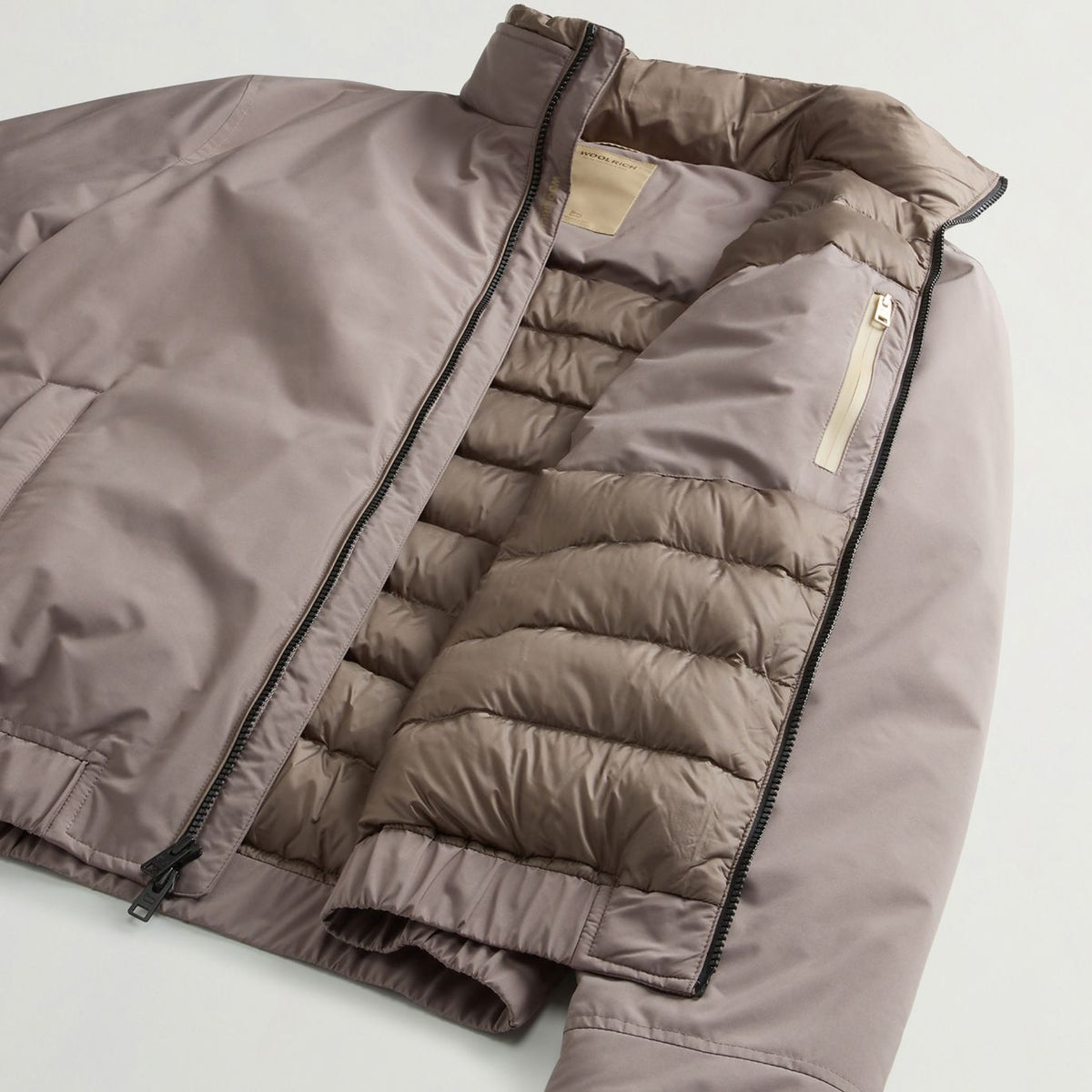 Woolrich Cloud Lewis Bomber Jas Bruin