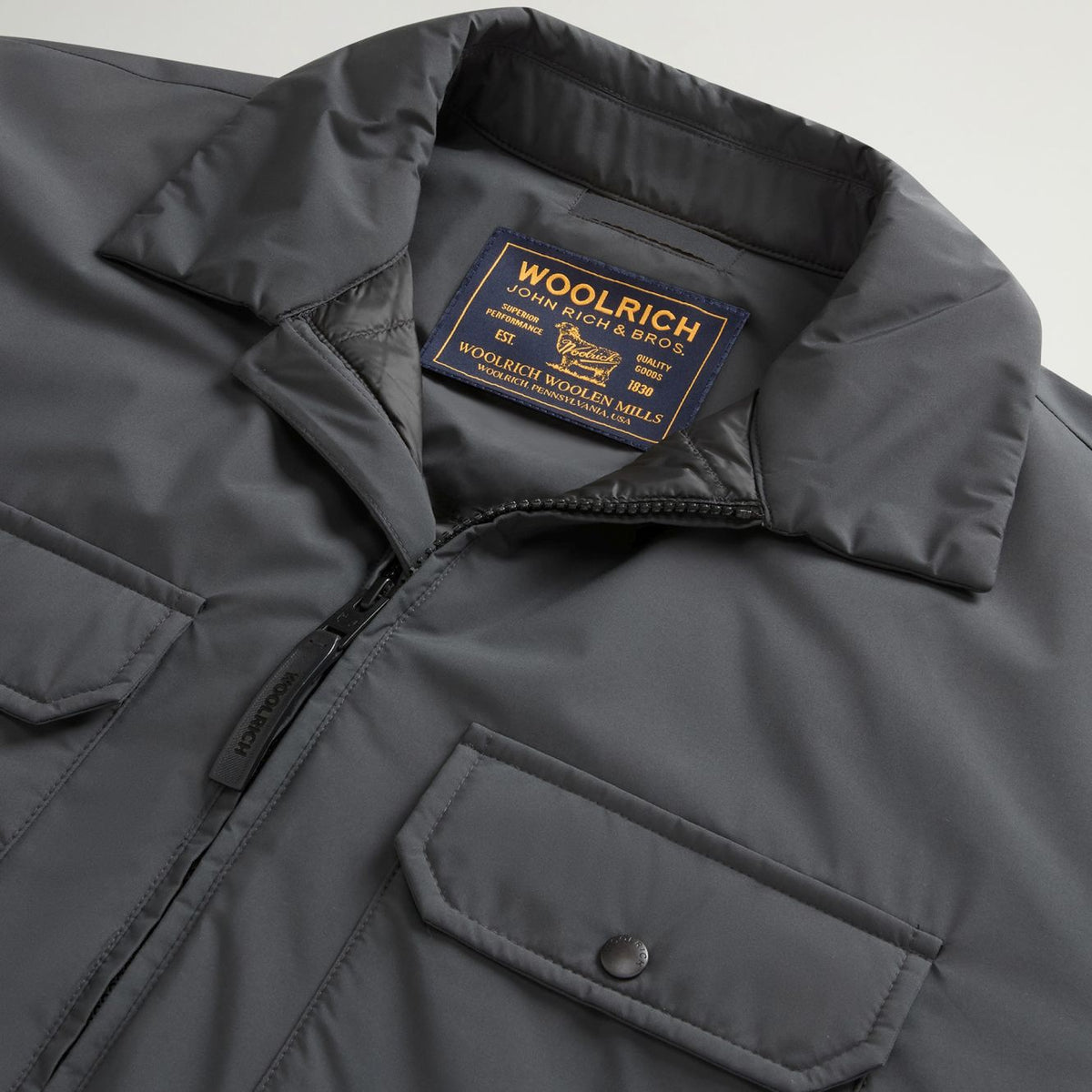 Woolrich Cloud Overshirt Antraciet