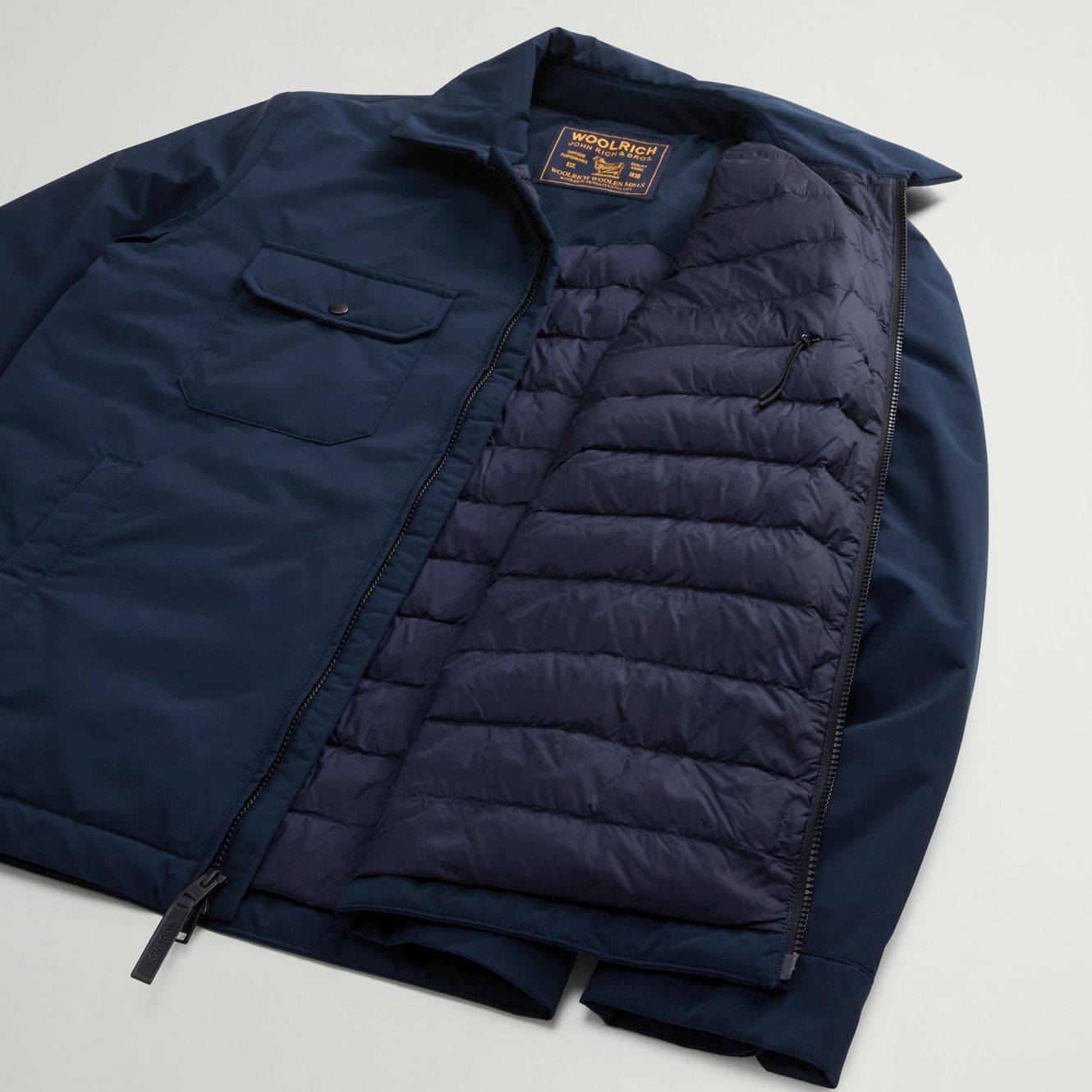 Woolrich Cloud Overshirt Navy