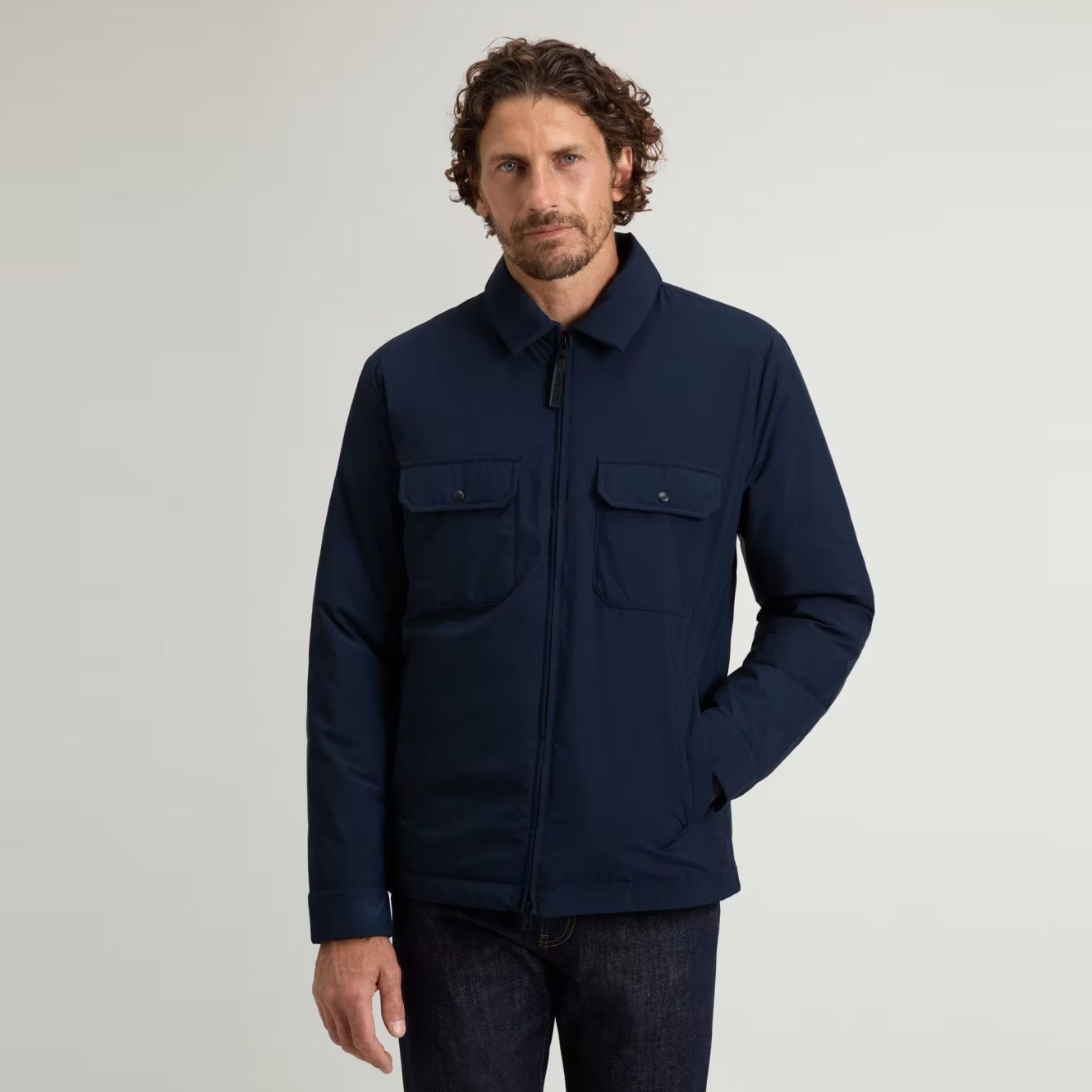 Woolrich Cloud Overshirt Navy
