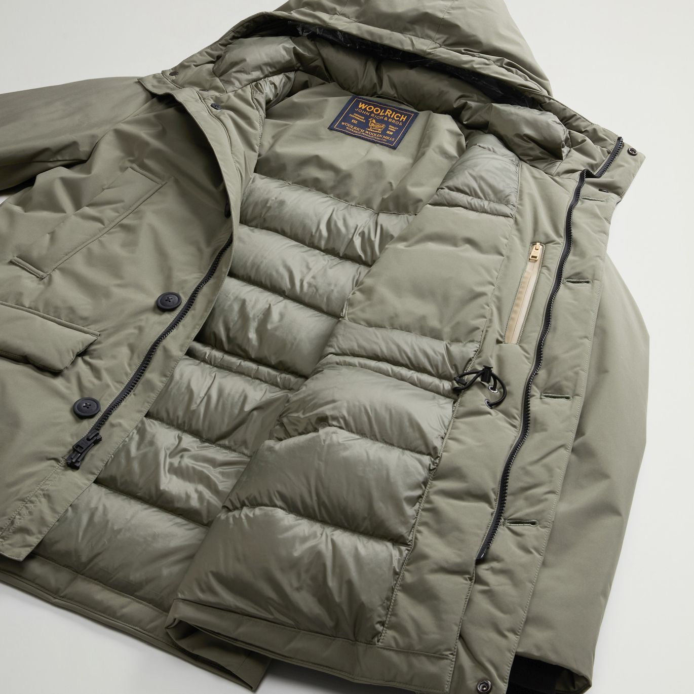 Woolrich Cloud Parka Donker Groen