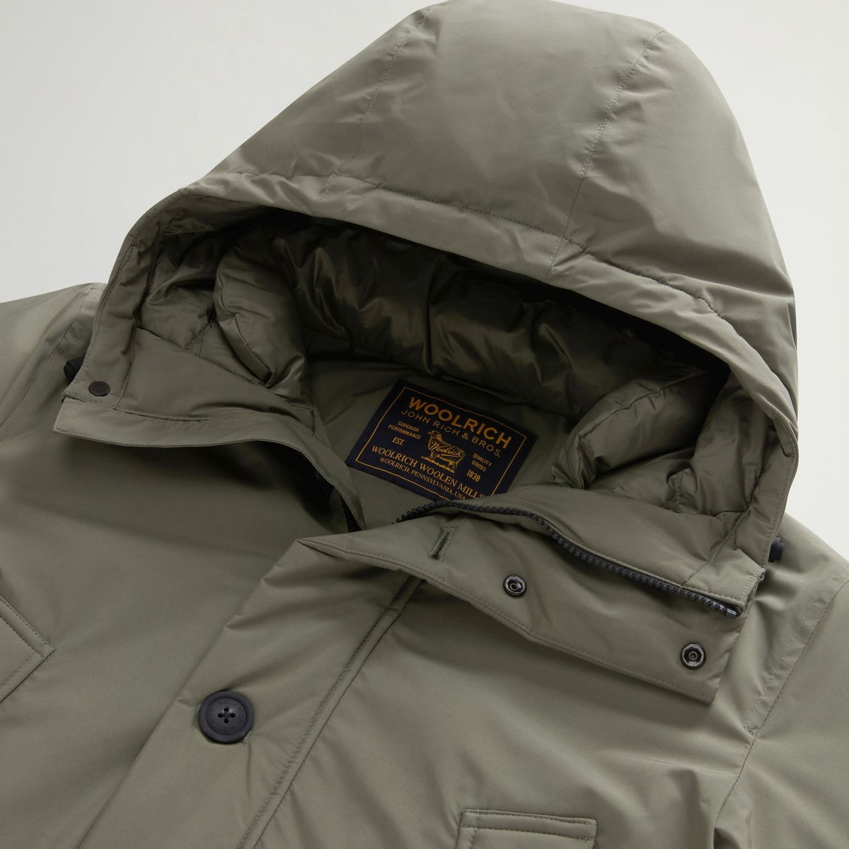 Woolrich Cloud Parka Donker Groen