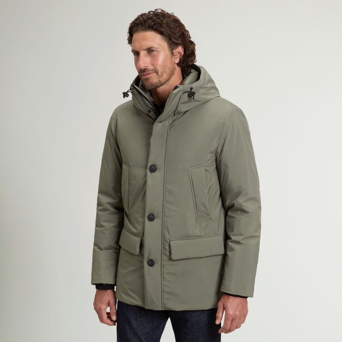 Woolrich Cloud Parka Donker Groen